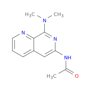 Acetamide,N-[8-(dimethylamino)-1,7-naphthyridin-6-yl]-