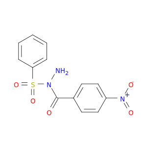N-(benzenesulfonyl)-4-nitro-benzohydrazide