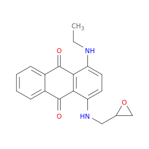 9,10-Anthracenedione, 1-(ethylamino)-4-[(oxiranylmethyl)amino]-