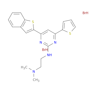 1,2-ETHANEDIAMINE, N'-[4-BENZO[B]THIOPHEN-2-YL-6-(2-THIENYL)-PYRIMIDIN-2-YL]-N,N-DIMETHYL-