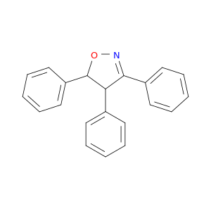 Isoxazole, 4,5-dihydro-3,4,5-triphenyl-