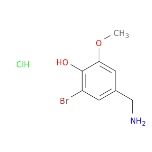 4-(aminomethyl)-2-bromo-6-methoxyphenol hydrochloride