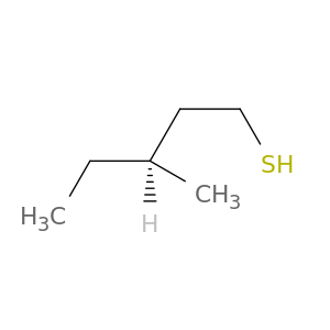 1-Pentanethiol, 3-methyl-, (S)-
