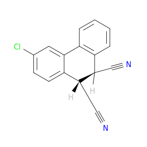 9,10-Phenanthrenedicarbonitrile, 3-chloro-9,10-dihydro-, trans-