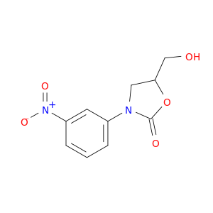 2-Oxazolidinone,5-(hydroxymethyl)-3-(3-nitrophenyl)-