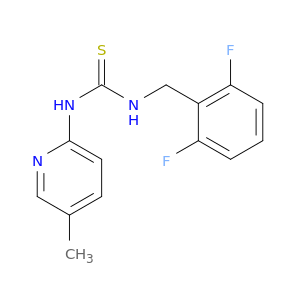 Thiourea, N-[(2,6-difluorophenyl)methyl]-N'-(5-methyl-2-pyridinyl)-