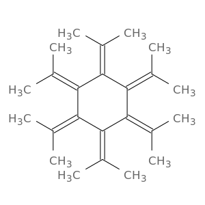 Cyclohexane, hexakis(1-methylethylidene)-