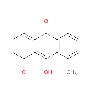 1,10-Anthracenedione, 9-hydroxy-8-methyl-