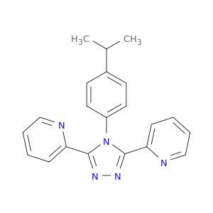 Pyridine, 2,2'-[4-[4-(1-methylethyl)phenyl]-4H-1,2,4-triazole-3,5-diyl]bis-