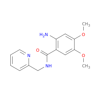 Benzamide, 2-amino-4,5-dimethoxy-N-(2-pyridinylmethyl)-