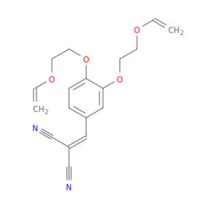 Propanedinitrile, [[3,4-bis[2-(ethenyloxy)ethoxy]phenyl]methylene]-