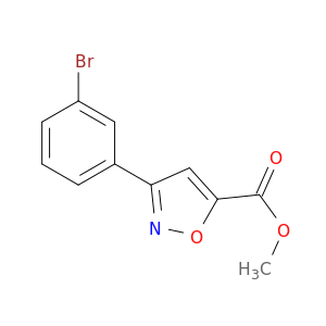 Methyl 3-(3-Bromophenyl)-1,2-oxazole-5-carboxylate
