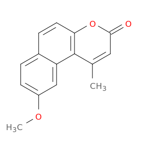 3H-Naphtho[2,1-b]pyran-3-one, 9-methoxy-1-methyl-