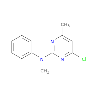 2-Pyrimidinamine, 4-chloro-N,6-dimethyl-N-phenyl-