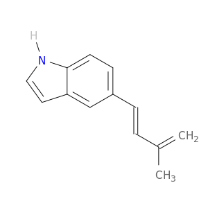 1H-Indole, 5-[(1E)-3-methyl-1,3-butadienyl]-