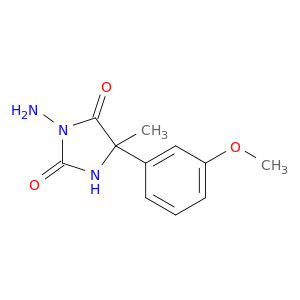 3-Amino-5-(3-methoxyphenyl)-5-methylimidazolidine-2,4-dione