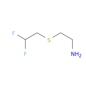 2-[(2,2-Difluoroethyl)sulfanyl]ethan-1-amine