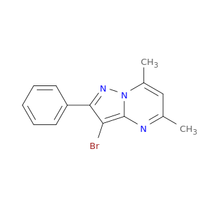3-Bromo-5,7-二甲基-2-苯基吡唑[1,5-A]嘧啶