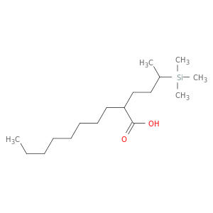 Decanoic acid, 2-[3-(trimethylsilyl)butyl]-