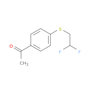 1-{4-[(2,2-difluoroethyl)sulfanyl]phenyl}ethan-1-one