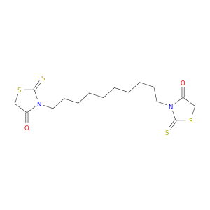 4-Thiazolidinone, 3,3'-(1,10-decanediyl)bis[2-thioxo-