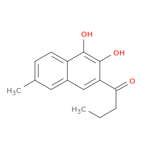 1-Butanone, 1-(3,4-dihydroxy-7-methyl-2-naphthalenyl)-