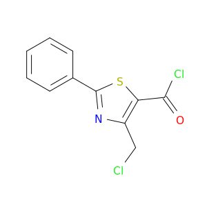 5-Thiazolecarbonyl chloride, 4-(chloromethyl)-2-phenyl-