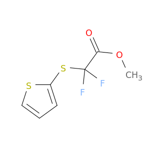 Acetic acid, difluoro(2-thienylthio)-, methyl ester