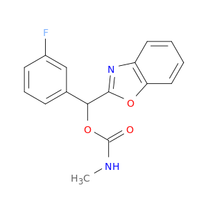 2-Benzoxazolemethanol, a-(3-fluorophenyl)-,methylcarbamate (ester) (9CI)