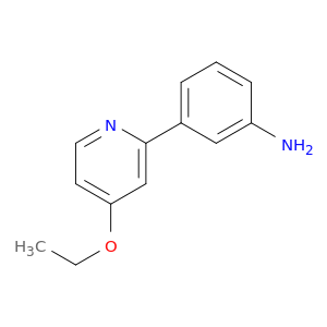 Benzenamine,3-(4-ethoxy-2-pyridinyl)-