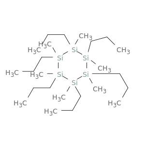 Cyclohexasilane, 1,2,3,4,5,6-hexamethyl-1,2,3,4,5,6-hexapropyl-