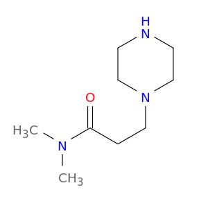 1-Piperazinepropanamide,N,N-dimethyl-