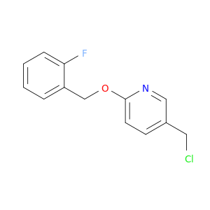 5-(chloromethyl)-2-[(2-fluorophenyl)methoxy]pyridine