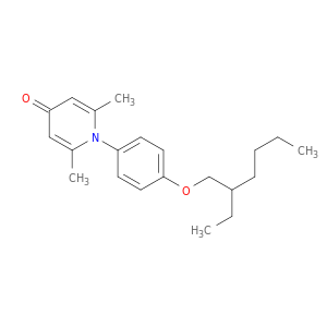 4(1H)-Pyridinone, 1-[4-[(2-ethylhexyl)oxy]phenyl]-2,6-dimethyl-