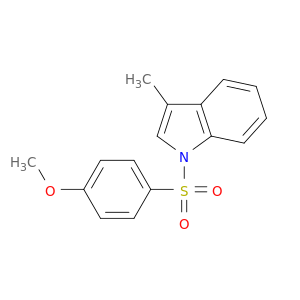 1H-Indole, 1-[(4-methoxyphenyl)sulfonyl]-3-methyl-