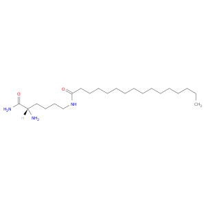 Hexadecanamide, N-[(5S)-5,6-diamino-6-oxohexyl]-