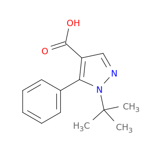 1-叔-丁基-5-苯基-1H-吡唑-4-羧酸