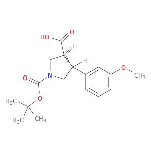 trans-1-Boc-4-(3-methoxyphenyl)pyrrolidine-3-carboxylic Acid
