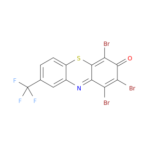 3H-Phenothiazin-3-one, 1,2,4-tribromo-8-(trifluoromethyl)-