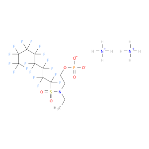 1-辛烷磺酰胺,N-乙基-1,1,2,2,3,3,4,4,5,5,6,6,7,8,8,8-庚二氟氟-N-[2-(膦酰氧基)乙基]-盐(1：2)
