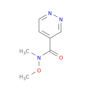 4-Pyridazinecarboxamide, N-methoxy-N-methyl-