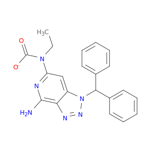 ethyl[4-amino-1-(diphenylmethyl)-1h-[1,2,3]triazolo[4,5-c]pyridin-6-yl]carbamate