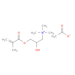 3-METHACRYLOXY-2-HYDROXYPROPYLTRIMETHYLAMMONIUM ACETATE