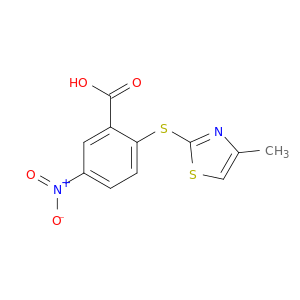 2-[(4-Methyl-1,3-thiazol-2-yl)sulfanyl]-5-nitrobenzoic Acid