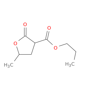 3-Furancarboxylic acid, tetrahydro-5-methyl-2-oxo-, propyl ester