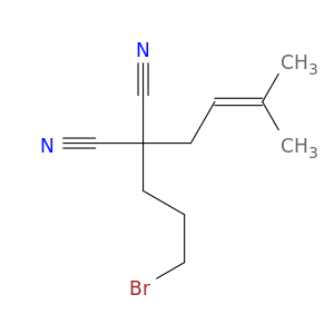 Propanedinitrile, (3-bromopropyl)(3-methyl-2-butenyl)-