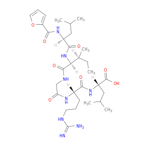 L-Leucine, N-(2-furanylcarbonyl)-L-leucyl-L-isoleucylglycyl-L-arginyl-