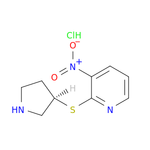 3-硝基-2-((R)-吡咯烷-3-基硫基)-吡啶盐酸盐