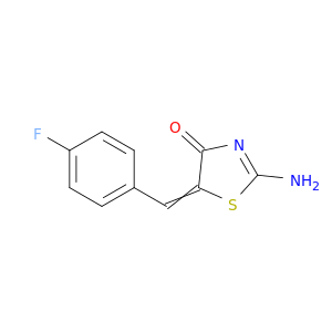 4(5H)-Thiazolone, 2-amino-5-[(4-fluorophenyl)methylene]-