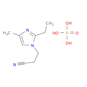 1H-Imidazole-1-propanenitrile, 2-ethyl-4-methyl-, phosphate